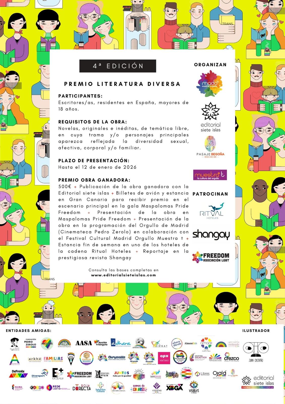 IV PREMIO LITERATURA DIVERSA ED. SIETE ISLAS